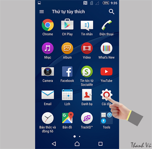 Cach chuyen doi che do mang 2G3G4G tren Sony Xperia M5 Single Sim 1